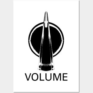 Volume Knob (Chicken-head, black) 50% Posters and Art